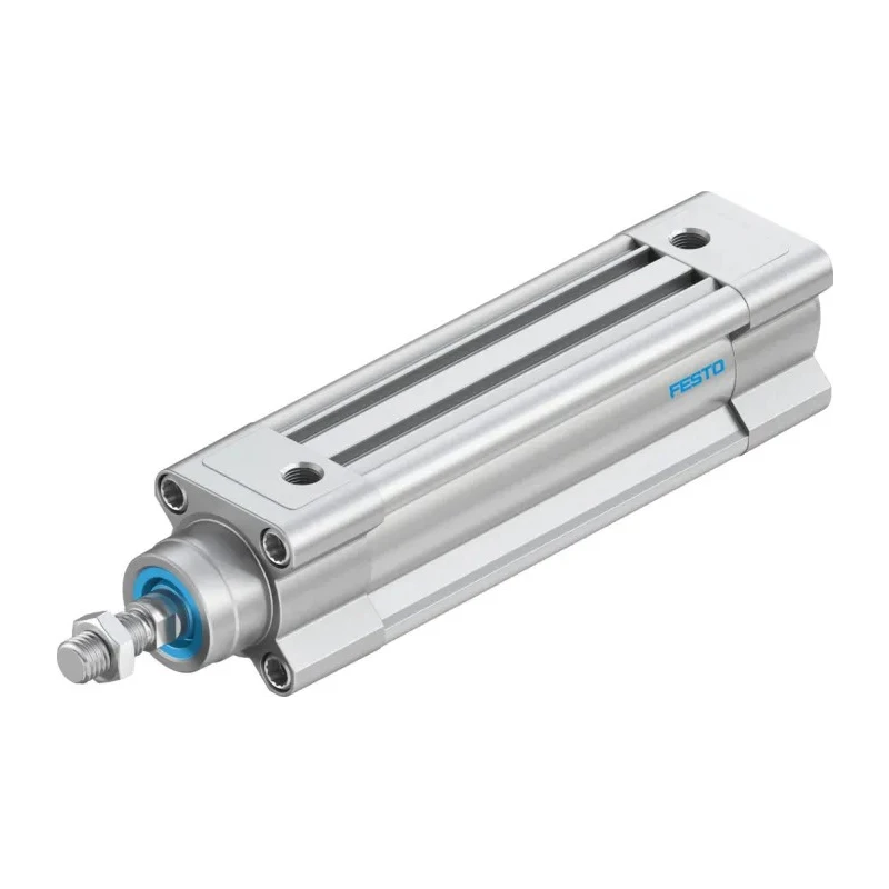 Festo Pneumatic Piston Rod Cylinder DSBC-32-80-PPSA-N3, 32mm Bore, 80mm Stroke, Double Acting, Aluminium Body, 12 bar