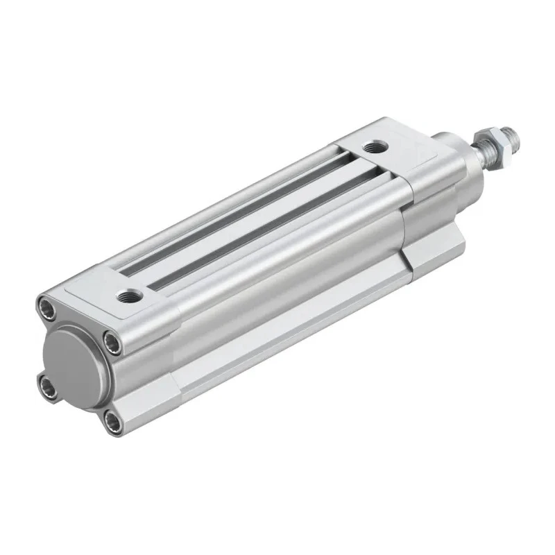 Festo Pneumatic Piston Rod Cylinder DSBC-32-80-PPSA-N3, 32mm Bore, 80mm Stroke, Double Acting, Aluminium Body, 12 bar