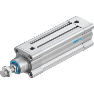 Festo Pneumatic Piston Rod Cylinder DSBC-32-50-PPSA-N3, 32mm Bore, 50mm Stroke, Double Acting, Aluminium Body