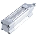 Festo Pneumatic Piston Rod Cylinder DSBC-32-50-PPSA-N3, 32mm Bore, 50mm Stroke, Double Acting, Aluminium Body