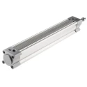 Festo DSBC Series Pneumatic Piston Rod Cylinder, 40mm Bore, 300mm Stroke, Double Acting, Aluminium Body, DSBC-40-300-PPVA-N3