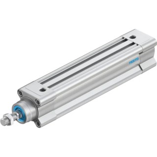 Festo Pneumatic Piston Rod Cylinder 32mm Bore, 125mm Stroke, Double Acting, Aluminium Body, DSBC-32-125-PPSA-N3