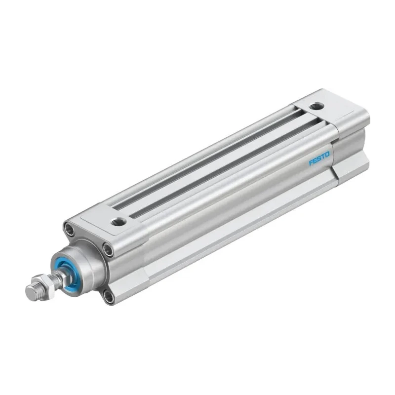 Festo Pneumatic Piston Rod Cylinder 32mm Bore, 125mm Stroke, Double Acting, Aluminium Body, DSBC-32-125-PPSA-N3