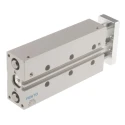 Festo Pneumatic Guided Cylinder 16mm Bore, Double Acting, 100mm Stroke, Wrought Aluminium Alloy DFM-16-100-P-A-KF