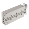 Festo Pneumatic Guided Cylinder 16mm Bore, Double Acting, 100mm Stroke, Wrought Aluminium Alloy DFM-16-100-P-A-KF