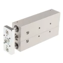 Festo Pneumatic Guided Cylinder 16mm Bore, Double Acting, 100mm Stroke, Wrought Aluminium Alloy DFM-16-100-P-A-KF