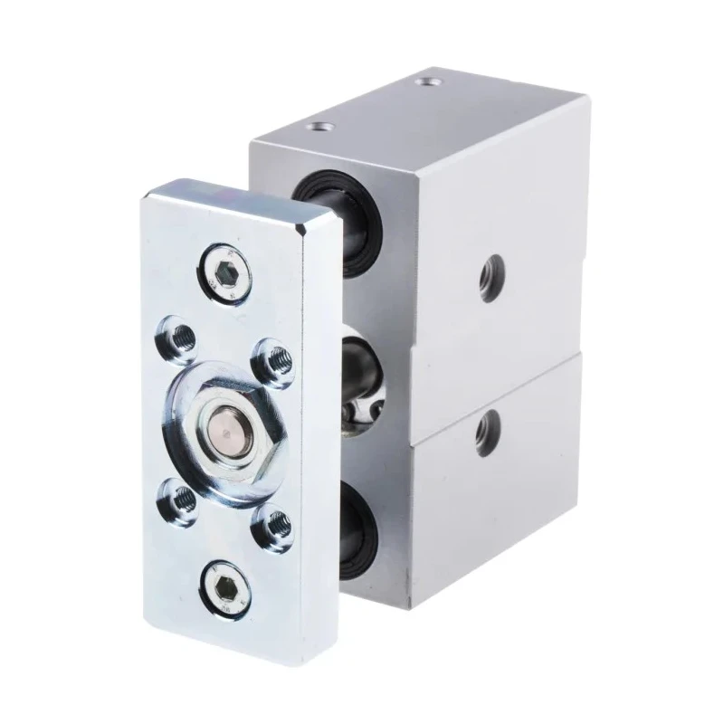Festo DFM Series Pneumatic Guided Cylinder Double Acting 20mm Bore, 20mm Stroke, 10 bar, DFM-20-20-P-A-KF