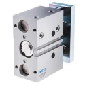 Festo Pneumatic Guided Cylinder DFM-25-20-P-A-GF, 25mm Bore, 20mm Stroke, Double Acting, 10 Bar Max Pressure