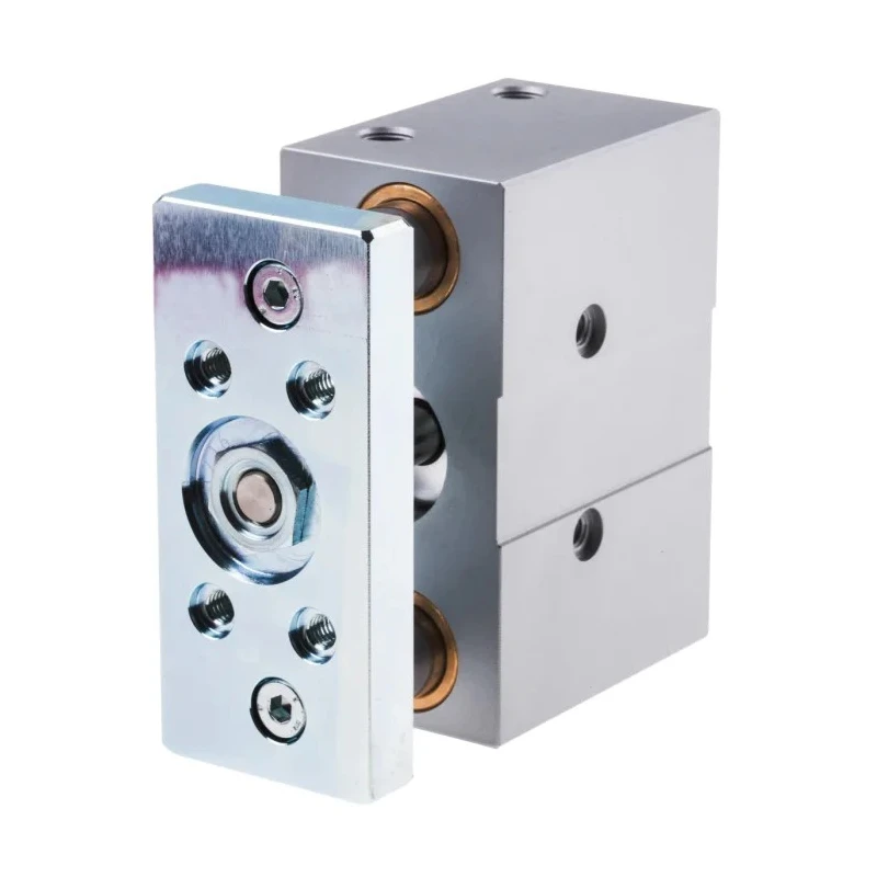 Festo Pneumatic Guided Cylinder DFM-25-20-P-A-GF, 25mm Bore, 20mm Stroke, Double Acting, 10 Bar Max Pressure