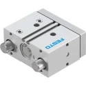 Festo Pneumatic Guided Cylinder DFM-25-20-P-A-GF, 25mm Bore, 20mm Stroke, Double Acting, 10 Bar Max Pressure