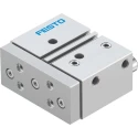 Festo Pneumatic Guided Cylinder DFM-25-20-P-A-GF, 25mm Bore, 20mm Stroke, Double Acting, 10 Bar Max Pressure