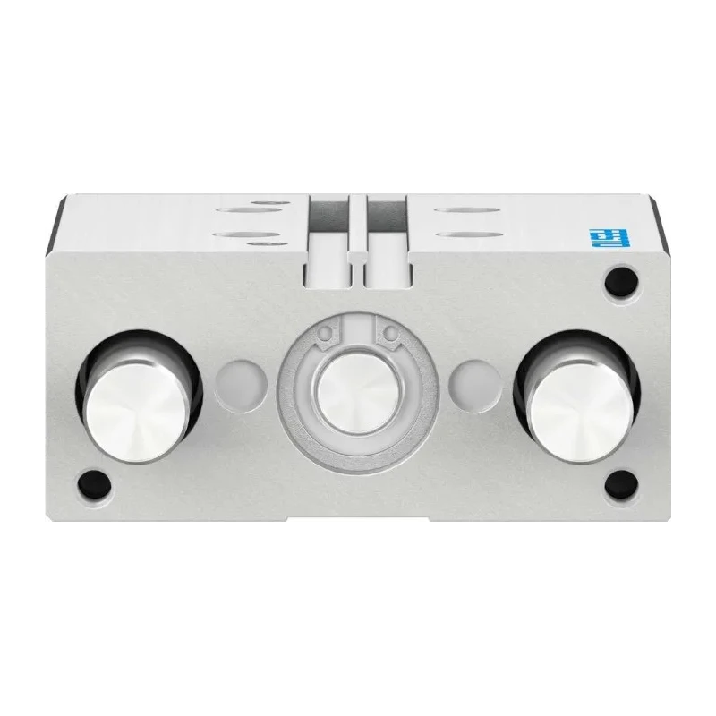 Festo Pneumatic Guided Cylinder, 20mm Bore, Double Acting, 50mm Stroke, 10 Bar, High Alloy Stainless Steel DFM-20-50-P-A-GF