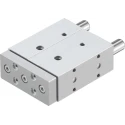 Festo Pneumatic Guided Cylinder, 20mm Bore, Double Acting, 50mm Stroke, 10 Bar, High Alloy Stainless Steel DFM-20-50-P-A-GF