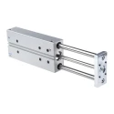 Festo Pneumatic Guided Cylinder DFM-32-200-P-A-KF, 32mm Bore, 200mm Stroke, Double Acting, 10 bar, Ball Bearing