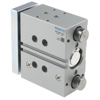 Festo Pneumatic Guided Cylinder, Double Acting, 32mm Bore, 40mm Stroke, DFM-32-40-P-A-GF