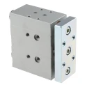 Festo Pneumatic Guided Cylinder, Double Acting, 32mm Bore, 40mm Stroke, DFM-32-40-P-A-GF
