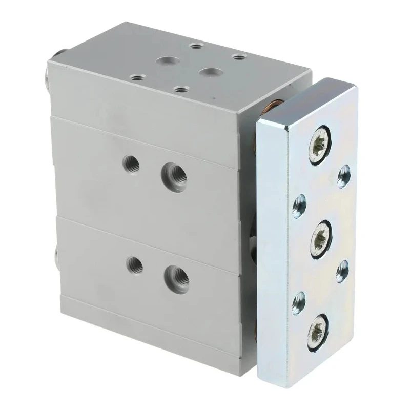 Festo Pneumatic Guided Cylinder, Double Acting, 32mm Bore, 40mm Stroke, DFM-32-40-P-A-GF