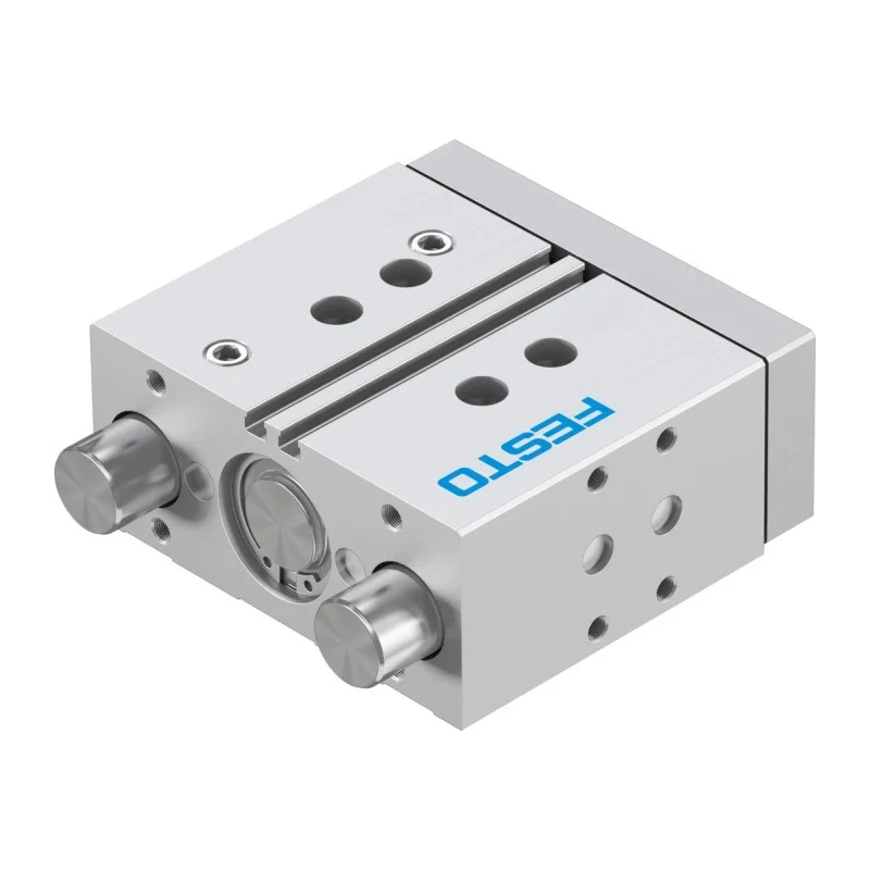 Festo Pneumatic Guided Cylinder, Double Acting, 32mm Bore, 40mm Stroke, DFM-32-40-P-A-GF