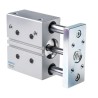 Festo Pneumatic Guided Cylinder Double Acting , 40mm Bore, 50mm Stroke, 10 Bar, Ball Bearing, Wrought DFM-40-50-P-A-KF