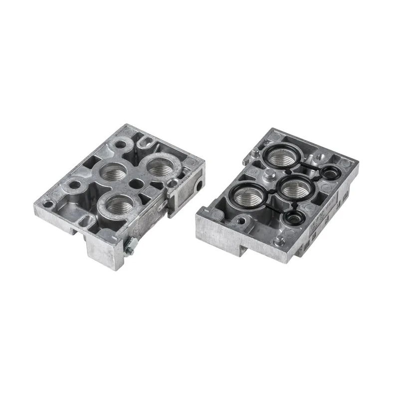 Festo NEV Series 3-Station G Manifold End Base for Solenoid/Pneumatic Valves Aluminium NEV-02-VDMA