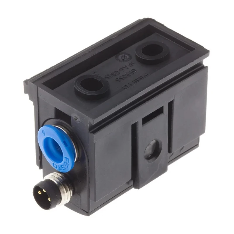 Festo  Pressure Sensor IP40, 0–10 bar, NPN/PNP Switch Output, 15–30V DC, 6 mm Tubing, Bracket Mount