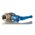 Festo Brass 2/2-Way Ball Valve, 1 Bar, Manual, High Flow Rate QH-1/2