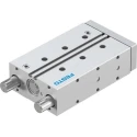 Festo Pneumatic Guided Cylinder 40mm Bore, 100mm Stroke, Double Acting, Anodised Aluminium Body, DFM-40-100-P-A-GF