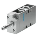 Festo Pneumatic Solenoid Valve 5/2 Way Monostable Electric G, 500 L/min, 1/8 in Threaded Ports, Aluminium Body, MFH-5-1/8