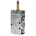 Festo Pneumatic Solenoid Valve 5/2 Way Monostable Electric G, 500 L/min, 1/8 in Threaded Ports, Aluminium Body, MFH-5-1/8