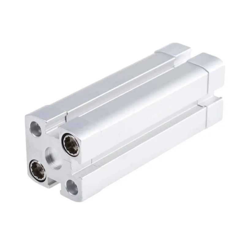 Festo Pneumatic Cylinder 16mm Bore, 50mm Stroke, Double Acting, Aluminium Body, Flexible Cushioning, Through ADN-16-50-I-P-A