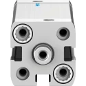 Festo Pneumatic Cylinder 16mm Bore, 50mm Stroke, Double Acting, Aluminium Body, Flexible Cushioning, Through ADN-16-50-I-P-A