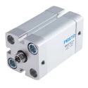 Festo ADN-25-30-I-P-A Pneumatic Cylinder, 25mm Bore, 30mm Stroke, Double Acting, Aluminium Body, ISO 21287