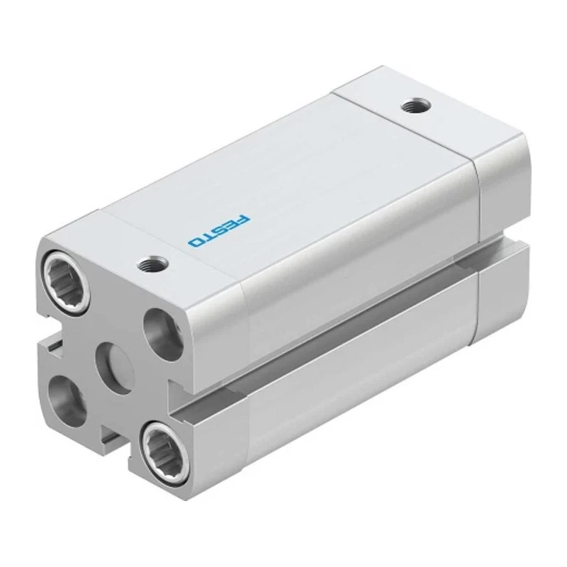 Festo Pneumatic Cylinder ADN-20-40-I-P-A 20mm Bore, 40mm Stroke, Double Acting, Aluminium, 10 Bar