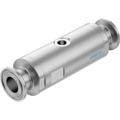 Festo VZQA Series Pneumatic Pinch Valve, High Alloy Stainless Steel, 15 mm Female NPT, 4 Bar Max, VZQA-C-M22U-15-S5S5-V4V4E-4