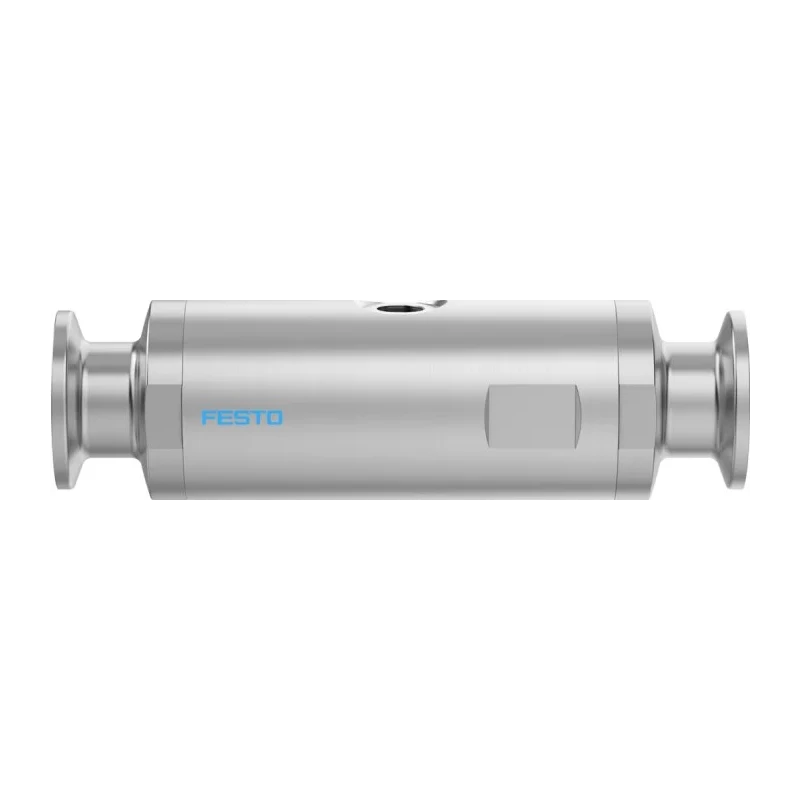 Festo VZQA Series Pneumatic Pinch Valve, High Alloy Stainless Steel, 15 mm Female NPT, 4 Bar Max, VZQA-C-M22U-15-S5S5-V4V4E-4