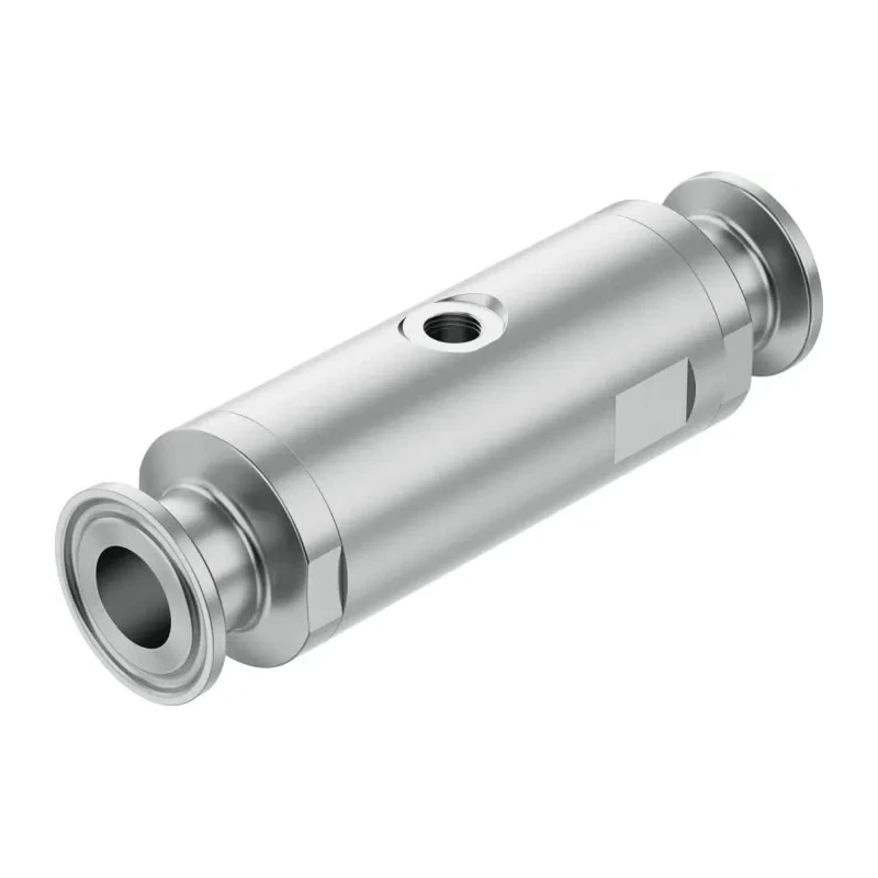 Festo VZQA Series Pneumatic Pinch Valve, High Alloy Stainless Steel, 15 mm Female NPT, 4 Bar Max, VZQA-C-M22U-15-S5S5-V4V4E-4