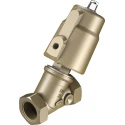 Festo Angle Seat Pneumatic Valve 10 Bar 1 Inch Threaded, Gunmetal, NC, Spring Return VZXF-L-M22C-M-B-G1-230-H3B1-50-10