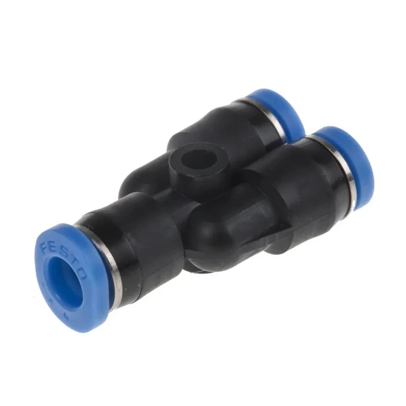 Festo Polybutylene Terephthalate Pneumatic Push-in Fitting, Y Connector, 4 mm, QSMY-4-3