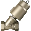 Festo Angle Seat Pneumatic Valve 10 Bar 1 Inch Threaded, Gunmetal, NC, Spring Return VZXF-L-M22C-M-B-G1-230-H3B1-50-10