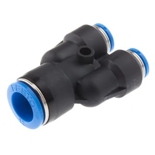 Festo Polybutylene Terephthalate Pneumatic Fitting Push-in 12 mm, QSY Series QSY-12-8