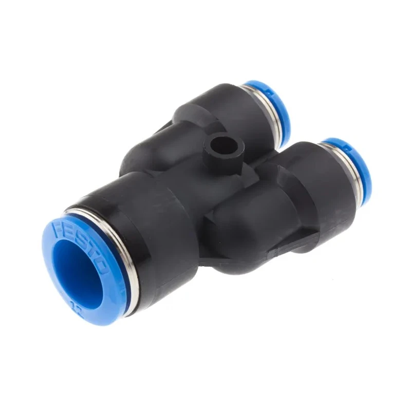 Festo Polybutylene Terephthalate Pneumatic Fitting Push-in 12 mm, QSY Series QSY-12-8