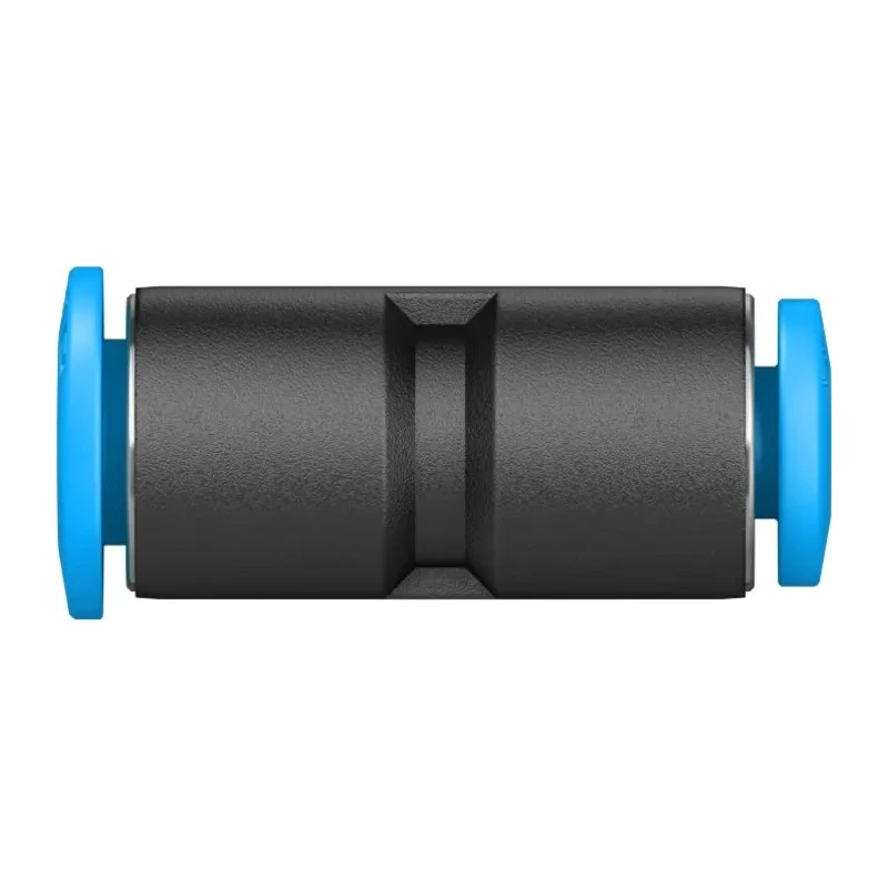 Festo QSM Series Pneumatic Reducer Nipple Push-in Fitting, Polybutylene Terephthalate, 6 mm Push-in to 4 mm Threaded QSM-6-4