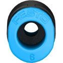 Festo QSM Series Pneumatic Reducer Nipple Push-in Fitting, Polybutylene Terephthalate, 6 mm Push-in to 4 mm Threaded QSM-6-4