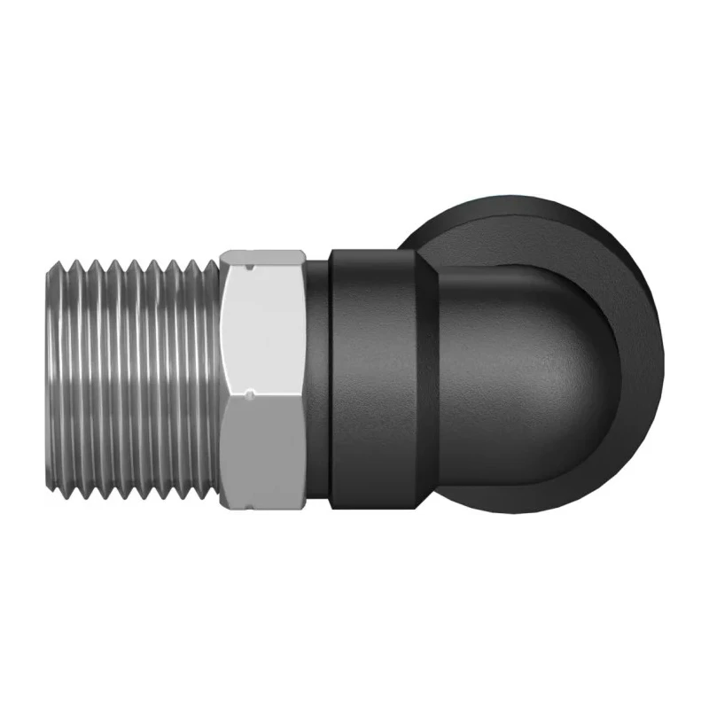 Festo QSL-3/8-12 Pneumatic Elbow Male Connector, R 3/8 in Thread, 12mm Push-in Tube, Polybutylene Terephthalate, 80°C