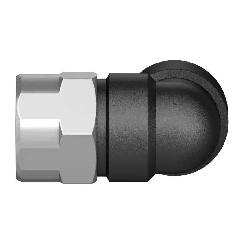 Festo QSLF Series Polybutylene Terephthalate Pneumatic Fitting Male Elbow, G 1/4 in Thread, 10mm Push-in, 90°, QSLF-1/4-10-B