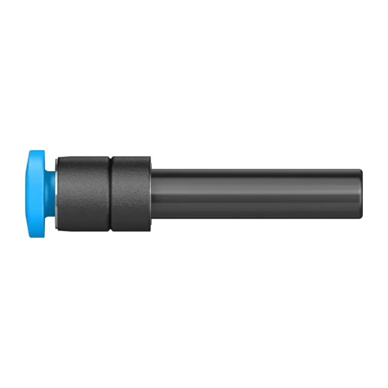 Festo Pneumatic Fitting Reducer Nipple, , Nickel Plated Brass, POM, Stainless Steel, Push-in 4 mm to 3 mm, 14 Bar QSM-4H-3
