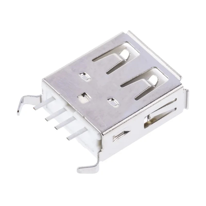 Wurth Elektronik Straight Through Hole Female USB Type A USB Connector, USB 2.0, 1 Port, 1.5A, 30V 614004135023
