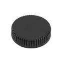 Hammond Plastic General Purpose Enclosure, IP30, Snap Fit, 80x80x20 mm, Black Lid 1551V13BK