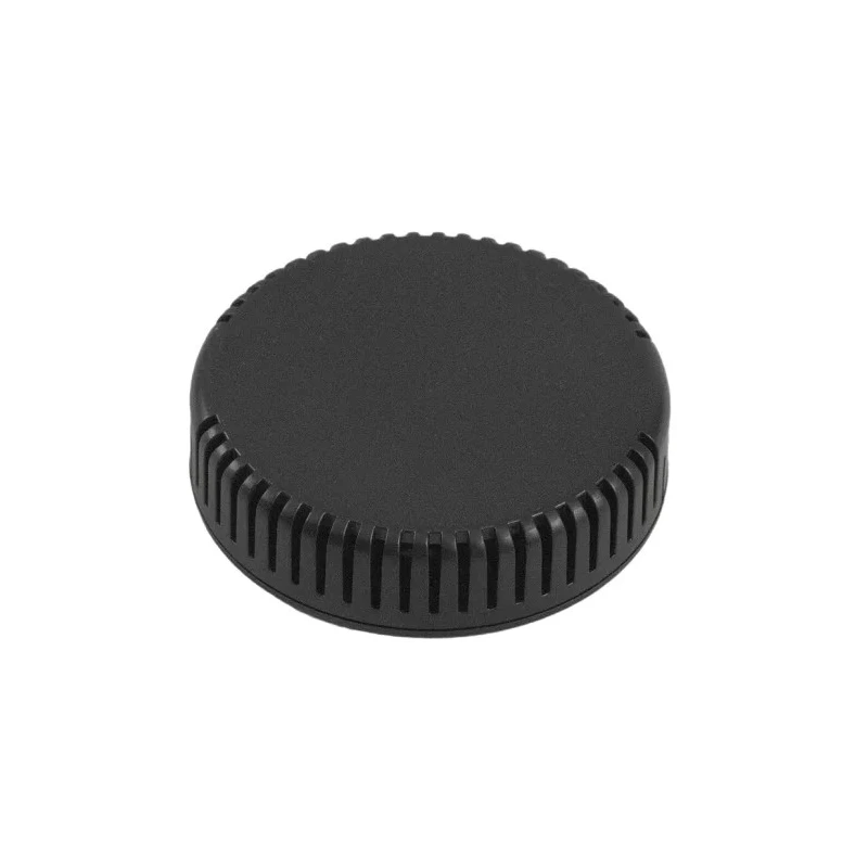 Hammond Plastic General Purpose Enclosure, IP30, Snap Fit, 80x80x20 mm, Black Lid 1551V13BK