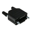 Amphenol Communications Solutions BLF Series Nylon D-Sub Backshell, Straight, 9 Way Strain Relief 86303637BLF